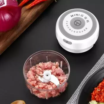 Мини-машина-давилка USB Электрический миксер для еды Кухонный измельчитель чеснока Пресс для мяса и чеснока Пресс для чеснока Пресс для овощей и чили