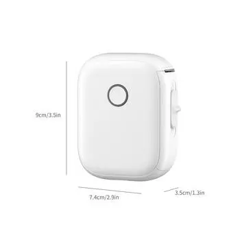 Мини-машина для изготовления этикеток, карманная этикетировочная машина, термопринтер, термопринтер для организации клейкой бирки «сделай сам» WITHOUT LABEL зелёный