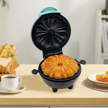 Мини-машина для приготовления пончиков Donut Maker, простая в очистке, портативная, 350 Вт, машина для приготовления завтраков, блинов зелёный