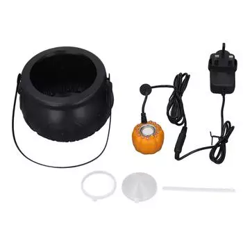 Мини-машина для создания тумана Mister Witch Pot Fog, распылитель с пламенем котла, 12 светодиодов, для дома и помещений