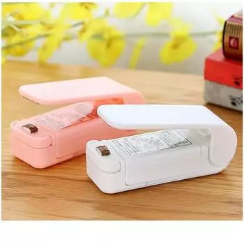 Мини-машина для упаковки в термосумки, портативная машина для запечатывания пластиковых пакетов, приспособление для хранения продуктов, запечатывание закусок, кухонные гаджеты, аксессуары синий