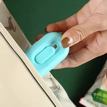 Мини-машина для запечатывания термопакетов, тип батареи, ручной запайщик пластиковых пищевых пакетов, зажимной термозапайщик для пищевой упаковки белый