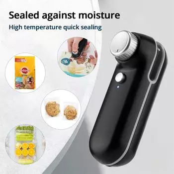 Мини-машина для запечатывания термопакетов, упаковочный запайщик, термопластиковые пакеты для пищевых продуктов, портативный запайщик, упаковочный термосварщик для пищевых продуктов белый