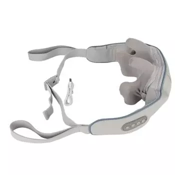 Мини-массажер для шеи, электрический подогрев спины, шеи, трапециевидный массажер, домашний электрический массажер для мышц серый