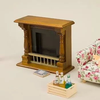 Мини-мебель, игрушечный кукольный домик, аксессуары, деревянный креативный домашний симулятор, модель камина, миниатюрная декорация для сцены