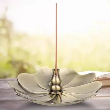 Мини-медная подставка, держатель для ниток для благовоний, украшение для дома Water Drop Holder