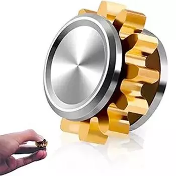 Мини Metal Gear Gyroscope Fidget Spinner игрушка антистресс портативный для взрослых снятие стресса аутизм СДВГ дети день рождения рождественский подарок чёрный