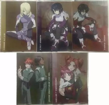Мини-металлический постер Мобильный костюм Гандам SEED DESTINY 5 типов набор