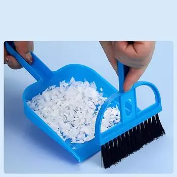 Мини-метла Маленькая настольная метла Маленькая ручная метла Маленький совок Мини-совок красный