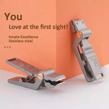 Mini Micro Crocodile Bionic Nail Clippers High Quality Stainless Steel Manicure Tool Fingernail Cutter