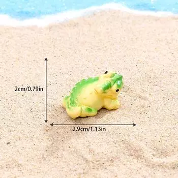 Мини-милая фигурка крокодила, модель животного, мох, микропейзаж, домашний декор, миниатюрные аксессуары для украшения сада фей