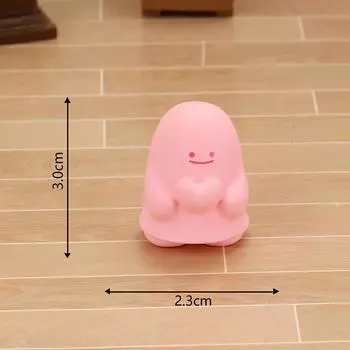 Мини Милая Фигурка Модель Мох Микро Ландшафт Домашний Декор Миниатюрный Сказочный Сад Украшения Аксессуары розовый