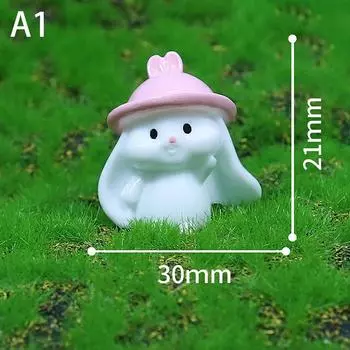 Мини Милая Фигурка Модель Животного Мох Микро Ландшафт Домашний Декор Миниатюрный Сказочный Сад Украшения Аксессуары