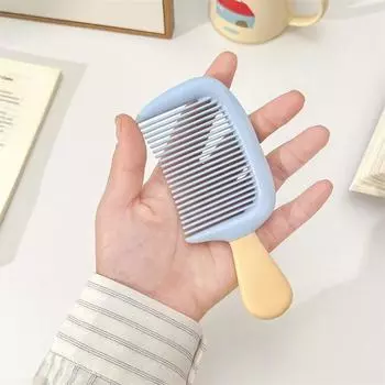 Мини-милая расческа для девочки-мальчика, маленькая мультяшная красочная портативная утолщенная прочная расческа для волос, аксессуары для волос для маленьких девочек и детей