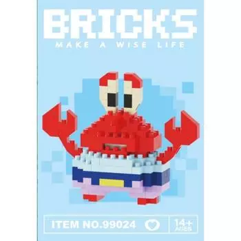 Мини-милые микро-строительные блоки с животными, креативный подарок для детей