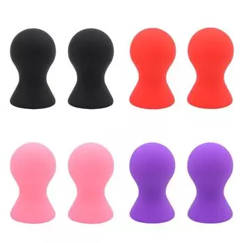 Мини-милые силиконовые присоски для сосков, усилитель для коррекции клитора, чашки-насосы, металлическая цепочка, зажимы для сосков, секс-игрушки SM для женщин