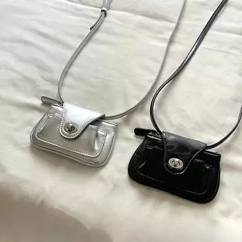 Мини-милые сумки на плечо с замком-цепочкой, сумка-мессенджер для девочек, переносная сумка для хранения косметики и помады, сумки через плечо, дамская сумочка серебряный