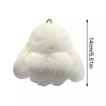 Мини милый настоящий кролик рекс мех кролик брелок игрушка кукла брелок сумка-тоут подвеска 10 см мех кролик брелок автомобиль кулон подарок One Size мятный зеленый
