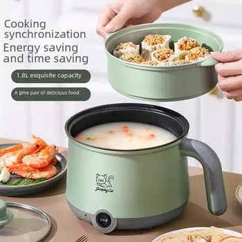 Мини-многофункциональная электрическая плита с антипригарным покрытием: Идеально подходит для общежитий и студенческих заведений.