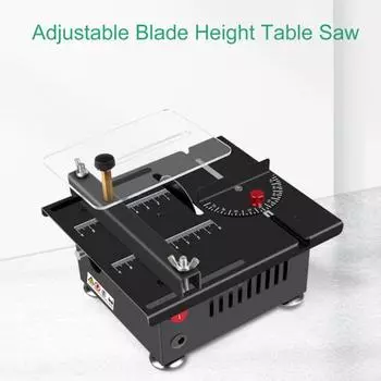 Мини многофункциональная настольная пила мощный двигатель 6000 об/мин высокая скорость компактный дизайн портативный стол