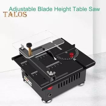 Мини многофункциональная настольная пила мощный двигатель 6000 об/мин высокоскоростной компактный дизайн портативный настольная пила режущий инструмент A