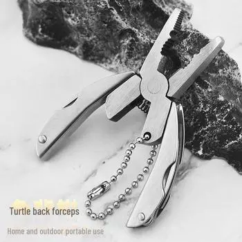 Мини-многофункциональные плоскогубцы Turtle Back из нержавеющей стали — складной гаджет для выживания и кемпинга