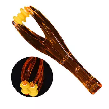 Мини-многофункциональный массажер для пальцев, двойной роликовый инструмент для расслабляющего массажа суставов