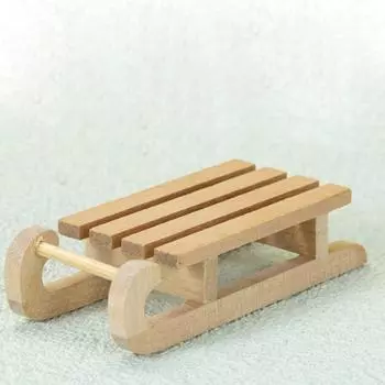Мини-модель саней, нетоксичные 1/12 деревянные сани-симуляторы, сани ручной работы, настольные поделки, домашний декор, поделки, аксессуары для кукольного домика