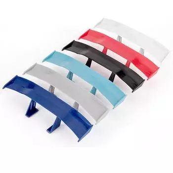 Мини-модифицированная задняя часть автомобиля, обычный персонаж, без промывочной пасты, карбоновая наклейка, волокно, маленький хвост синий