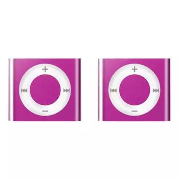 Мини-MP3-плеер Clip с динамиком, металлическая карта TF, расширение 64G, 180mAh (Красная роза)