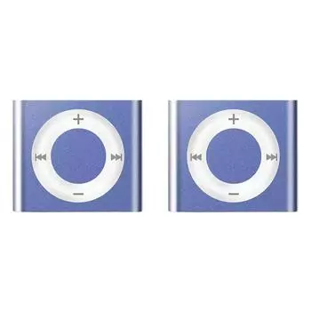 Мини-MP3-плеер Clip с динамиком, металлическая карта TF, расширение 64G, 180mAh (фиолетовый)