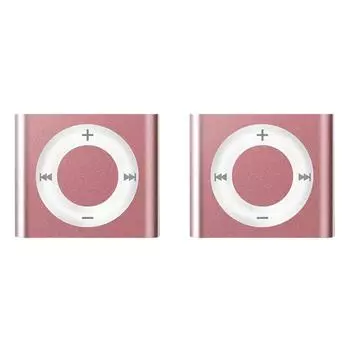 Мини-MP3-плеер Clip с динамиком, металлическая карта TF, расширение 64G, 180mAh (Розовое золото)