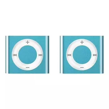 Мини-MP3-плеер с клипсой и динамиком, карта памяти TF 64G, 180 мАч (Светло-синий)