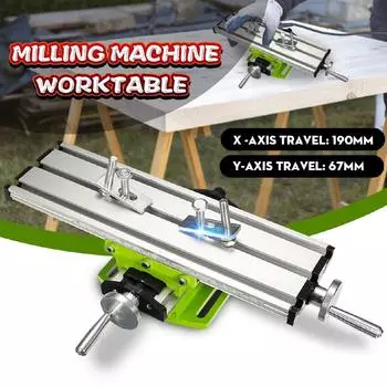 Mini Multifunction Table Milling Machine Drill Vise Bench Fixture Adjustment Worktable for Mini Drill and Drill Bracket