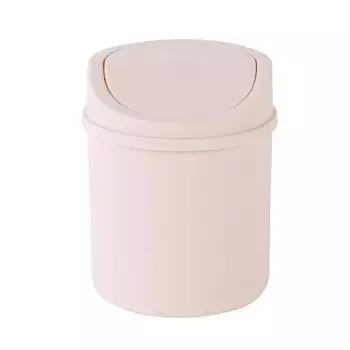 Мини-мусорное ведро для рабочего стола с поворотной крышкой для домашнего офиса и хранения принадлежностей