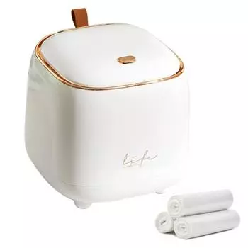 Мини-мусорное ведро для столешницы с 3 рулонами мусорных пакетов, мусорное ведро с крышкой пресс-типа, мусорная корзина объемом 1,5 литра, дозатор для мусорных ведер