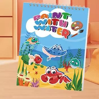 Мини-набор акварельных красок для домашнего обучения, акварельная раскраска для взрослых и детей Xmas Santa Claus