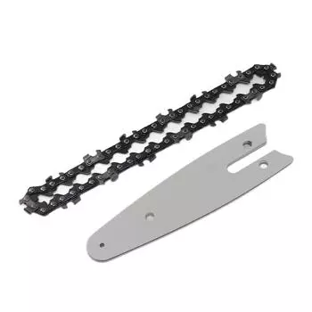 Мини-направляющая шина цепи комбинированная марганцевая сталь более быстрая высокая твердость гладкая режущая цепь бензопилы 4 Inch