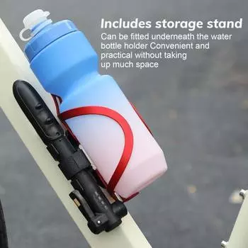 Мини-насос для велосипеда с креплением 100 фунтов на кв. дюйм, высокое давление, прочный, универсальный, для накачивания шин горного велосипеда, шоссейный, портативный, воздушный насос B