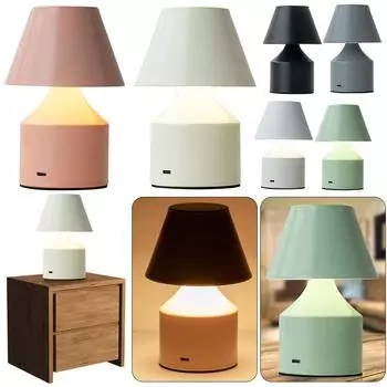 Мини-настольная лампа для маленького домика, скандинавский настольный ночник, лампа для чтения, украшения для дома, светодиодный гриб, прикроватный светильник, подарок слоновая кость