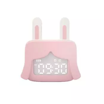 Мини-настольные часы с героями мультфильмов, светодиодные цифровые часы с повтором, будильники для детской спальни, украшение дома со светящейся перезаряжаемой Style 1