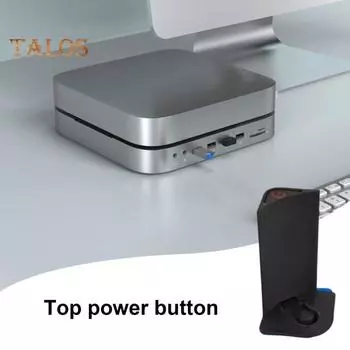 Мини настольный компьютер кнопка питания профессиональный сверхмощный 3D печатный хост-компьютер верхний блок питания кнопочный переключатель аксессуары для ПК серый