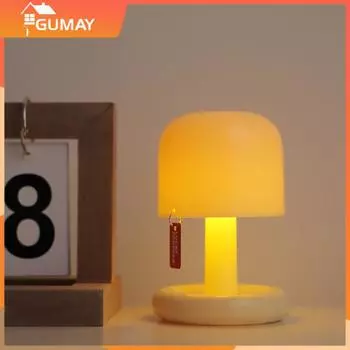 Мини настольный ночник креативный USB перезаряжаемый светодиодный ночник в виде гриба для кофе-бара домашнего декора спальни