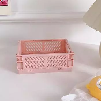 Мини-настольный пластиковый складной стационарный органайзер кремового цвета, ручка, карандаш, клейкая лента, хранилище для мелочей, 1 шт.