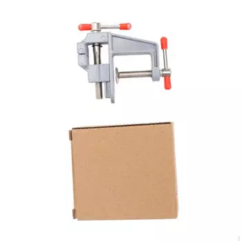 Мини-настольный зажим, портативный, удобный, с регулировкой вращения, настольные тиски, маленькие тиски для