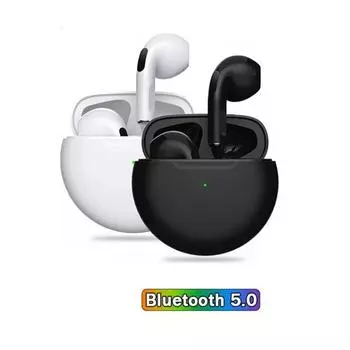 Мини-наушники Air Pro 6 Tws Wireless Bluetooth5.0 для IOS и Android чёрный