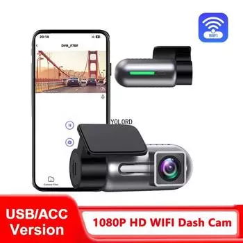 Мини-небольшой Wi-Fi видеорегистратор FHD 1080P Автомобильный видеорегистратор DVRs 24-часовой парковочный монитор камера циклическая запись видеорегистратор 0GB