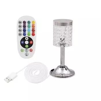Мини-новая настольная лампа Diamond Atmosphere с USB-разъемом, декоративная настольная лампа для спальни, детский подарок, ночник RGB белый