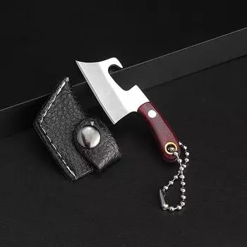 Мини-нож для открывания бутылок вина с маленьким лезвием, кухонный нож для распаковки, резки бумаги, EDC, брелок для ключей, подвесной