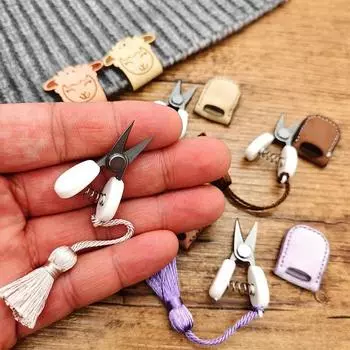 Мини-ножницы Creative Art из нержавеющей стали с защитным чехлом, швейные и вышивальные ножницы, идеальный подарок для любителей вязания крючком